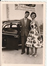 Vintage Foto Schöne Frau im