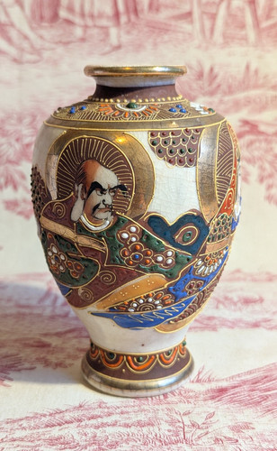 Satsuma vase alt japan - satsuma,