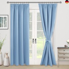 JIUZHEN Vorhang Blickdicht Gardinen kräuselband Verdunklungsvorhänge Gardinen W