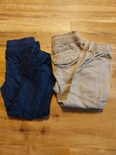 2 Hosen - Gr. 104 - Set - Topolino - blau + beige - gebraucht - Zugschnürung