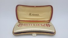 HOHNER COMET No. 3427 C G - Vintage Wende Mundharmonika in gutem Zustand