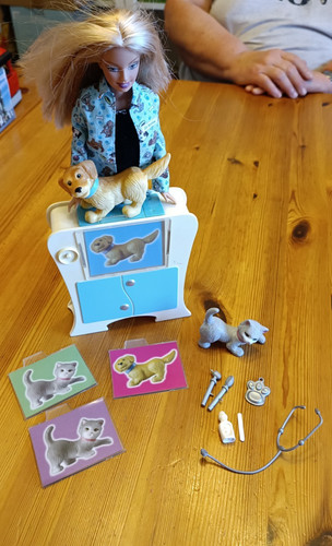 Barbie tierärztin mit - tierärztin,