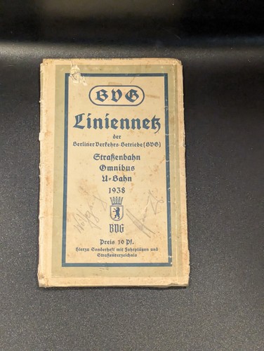 Bvg berlin bus - bus, 1938
