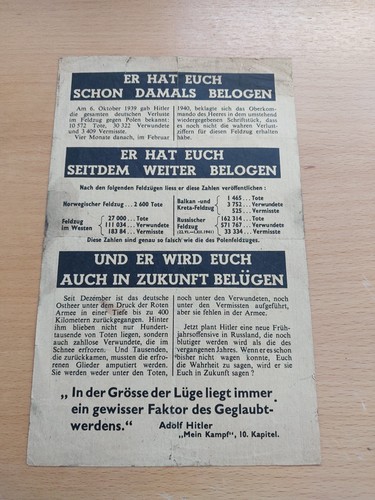 Flugblatt hat euch - flugblatt, er