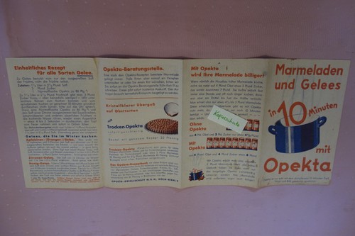 Opekta alte werbung - opekta,