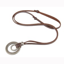 Verstellbare Lederbandkette