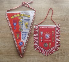 Original Wimpel FC BAYERN MÜNCHEN von 1976 Weltpokalsieger & Erfolge + Banner