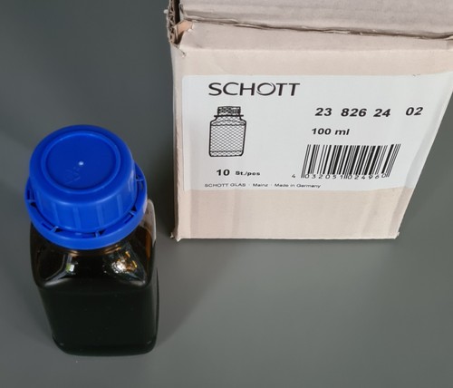 Schott laborglas flasche 100ml - flasche,