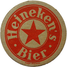 ALTER BIERDECKEL Heineken