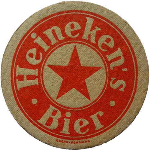 Alter bierdeckel heineken - bierdeckel,