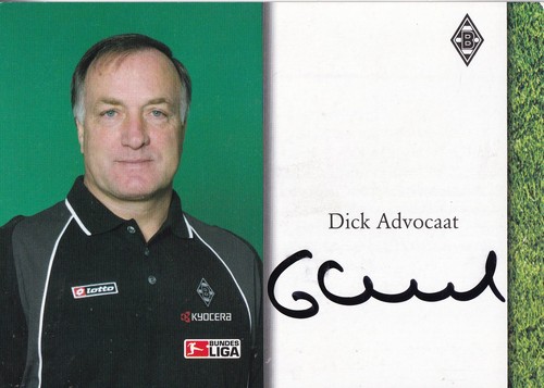 Autogramm dick advocaat - -,