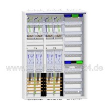 Hager Zählerschrank F30 Brandschutz 4 eHZ Zähler + Verteilerfeld ZB33S mit Br...