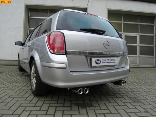 Fox duplex sportauspuff - fox, opel