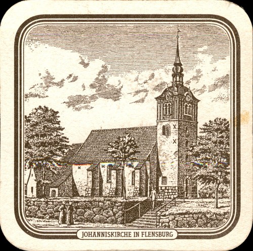 Bierdeckel flensburger - bierdeckel,