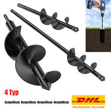 Erdbohrer Pfahlbohrer Erdlochbohrer Gartenbohrer für Bohrmaschine Akkuschrauber.