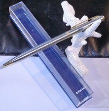 LANCE vintage Kugelschreiber EDELSTAHL Reklame HICOM VON SIEMENS in OVP um 1990