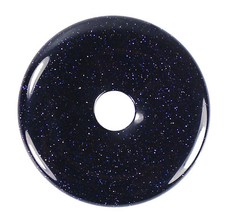 Edelstein Donut Anhänger Ø