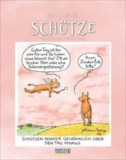 Schütze 2025: Sternzeichenkalender-Cartoonkalender als W... | Buch | Zustand gut