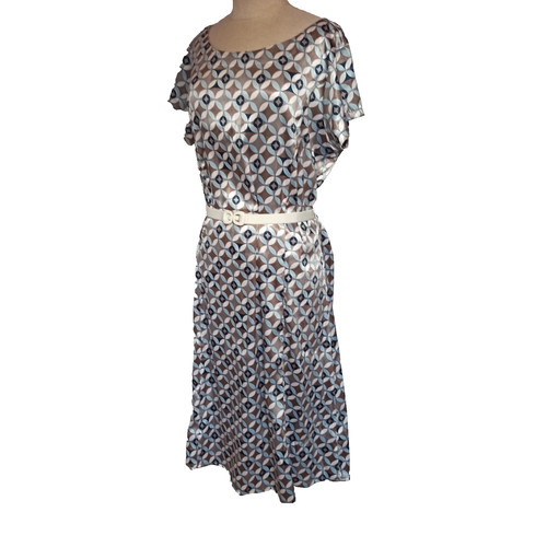 Elegantes retro midi kleid - midi,