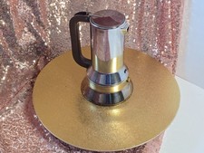 Alessi Richard Sapper Espressokocher 9090/3 Edelstahl Induktion 3 Tassen