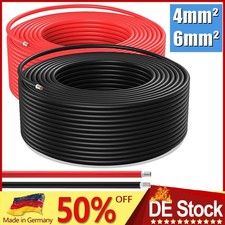 25M 50M 100M Solarkabel Solarleitung 4mm2 6mm2 PV-Anlage Photovoltaik PV Kabel
