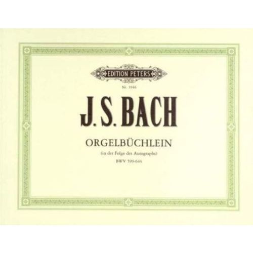 Orgelbüchlein bach orgel - orgelbüchlein,