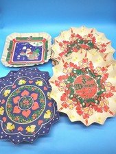 DDR Weihnachtsteller Gabenteller Plätzchenteller Pappe 15 Stück  we384