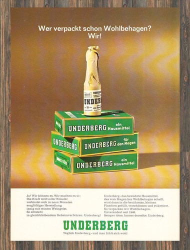 Underberg reklame - underberg,