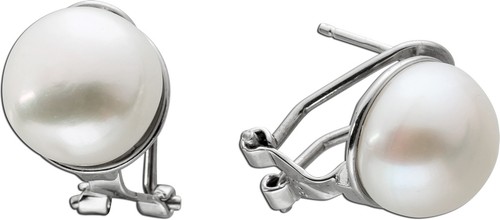 Perlen ohrstecker silber - perlen,