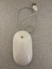 Original Apple Mighty Mouse Maus  Kabelgebunden A1152 Weiß USB