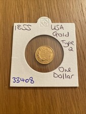 1855 USA Type 2 1 $ Gold