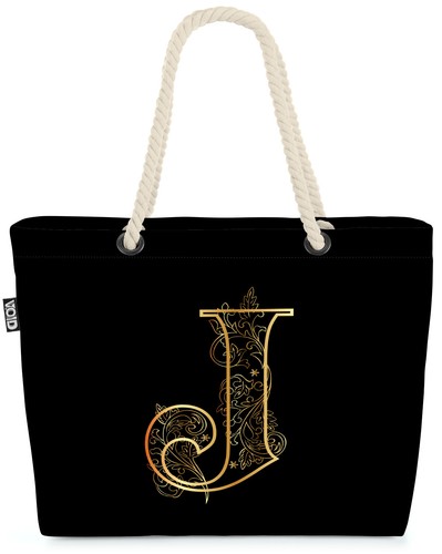 Void tasche buchstabe floral - tasche, j