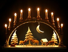 Großer LED Schwibbogen