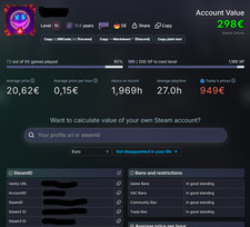 Steam Account mit 86 Games