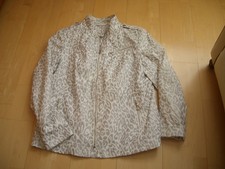 Jacke weiß grau mit - jacke, weiß/grau