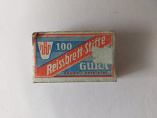 Vintage alte Packung "GURA Reissbrett-Stifte" Pappschachtel