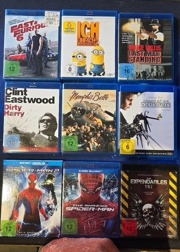 Blue ray filme - blue, konvolut