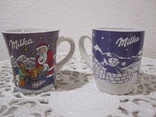 2  Milka Weihnachtbecher Weihnachtstasse -  EDITION N° 9 und N° 20