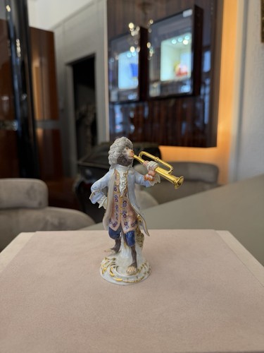 Meissen figur trompeter - meissen,