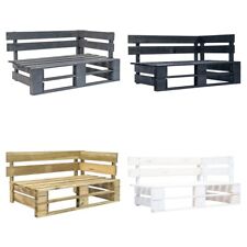 Outdoor-Eckbank Paletten Holz Lounge Gartenmöbel Möbel Gartenmöbel Balkonbank