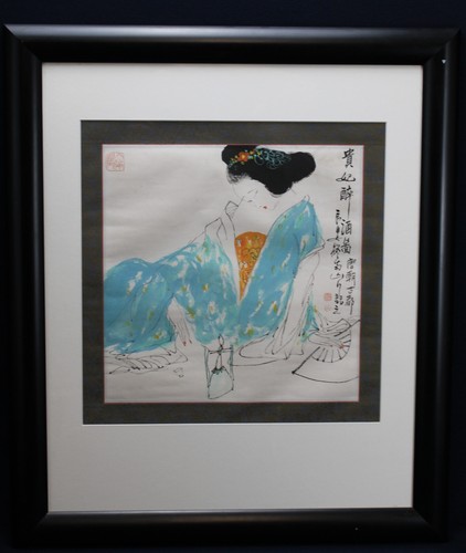 Anmutige geisha handarbeit - anmutige,