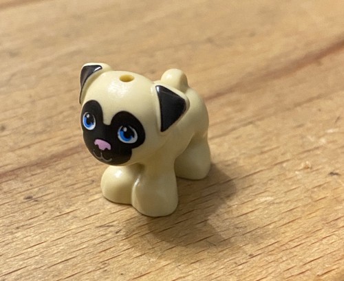 Lego figur friends hund mops - lego,
