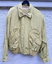 DANIEL HECHTER PARIS Jacke Blouson jacke Seide Gr.L Farbe:Gelb Senf