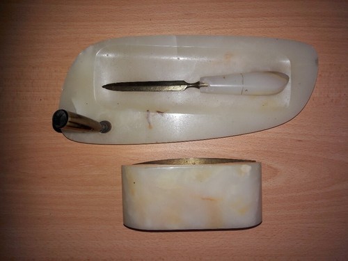 Antikes schreibtischset heller - schreibtischset,