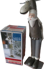 CASA Deco Weihnachtsfigur aus Metall / Garten und Wohnbereich /