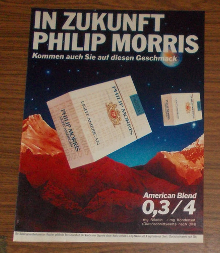 Seltene werbung philip - philip, morris