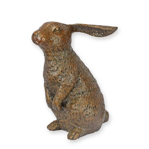 Bronze skulptur hase kaninchen - bronze,
