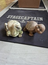 2 Schildkröten Figuren Gartendeko DEKO für Gartenteich 