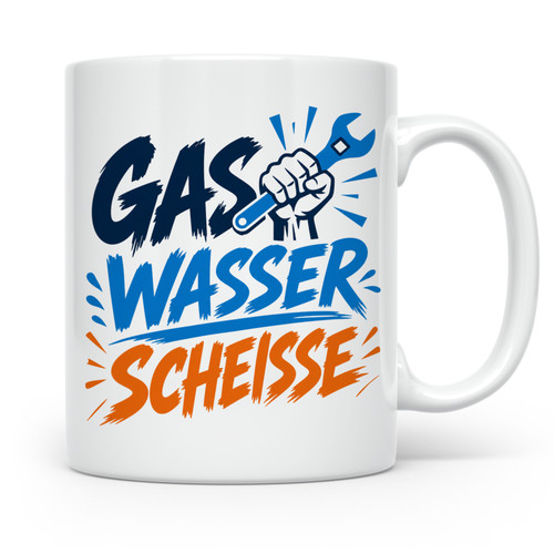 Gas wasser scheisse tasse - wasser,