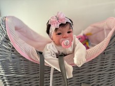 Reborn Fake Baby Life like Silikon Film Puppe Newborn Shyann Asian Aleina